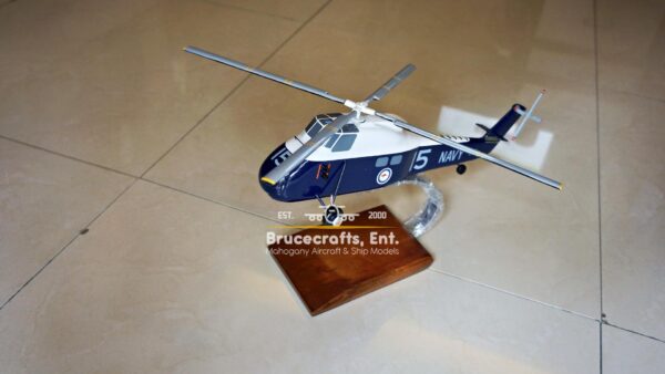 Model of Westland Wessex with detailed craftsmanship